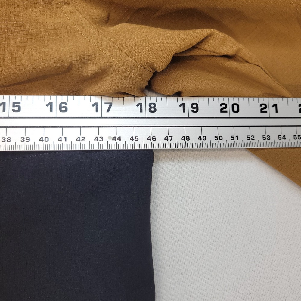 Carhartt Anorak Jacket Boys Medium Brown Black OJ8572-B Force Hooded Windbreaker - Picture 5 of 8